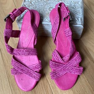 Stella McCartney Vegetarian Leather Slingback Sandals US Size 9 / Euro Size 39